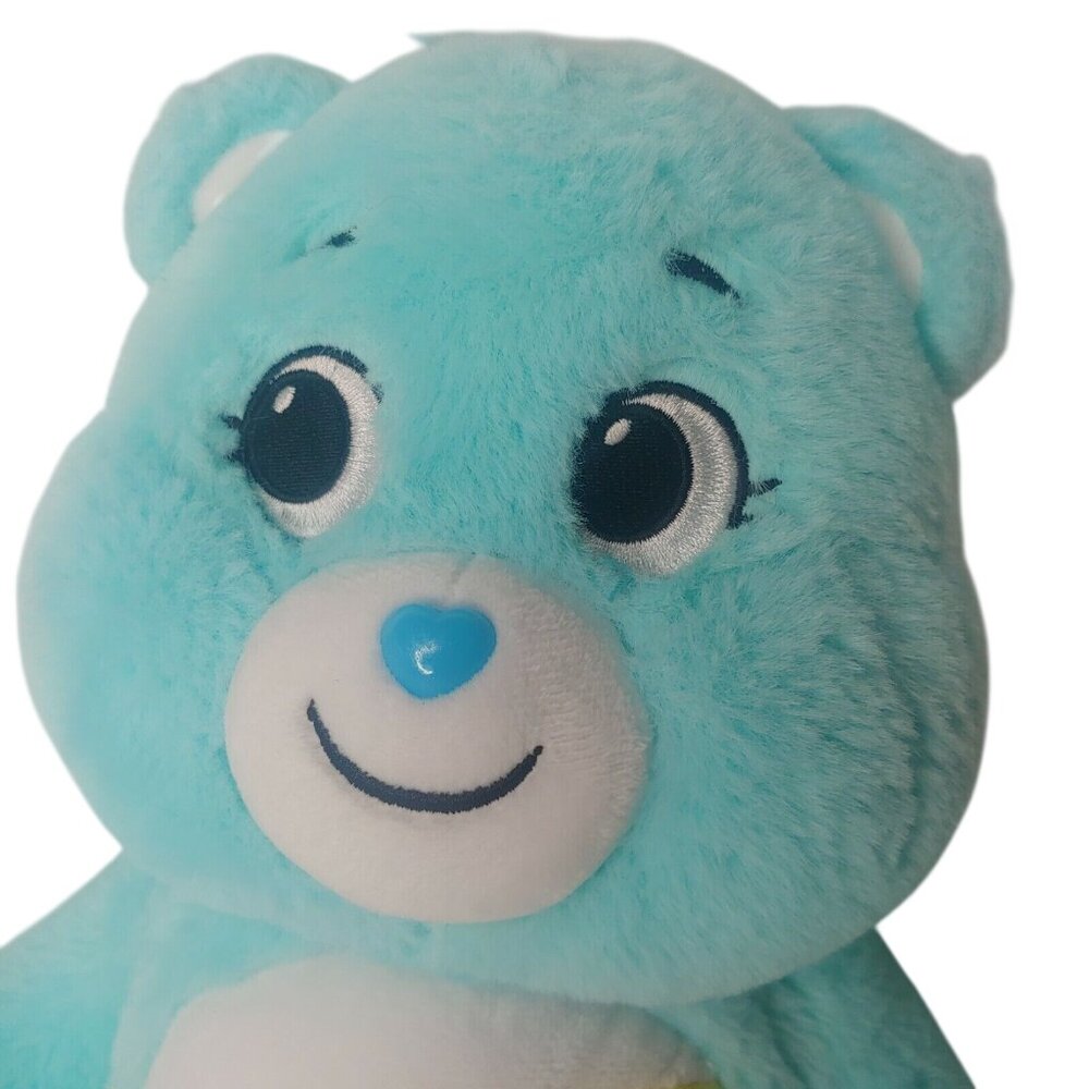 Care Bears Wish Bear Stuffed Animal Plush Toy Shooting Star Belly Lt Green 2020 - Picture 2 of 6